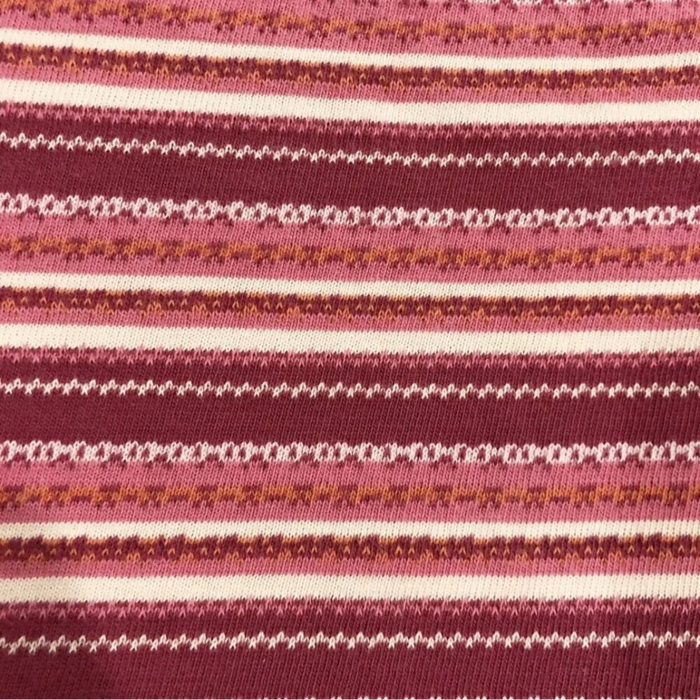 Lands End Sz 4 Pink Striped Dress